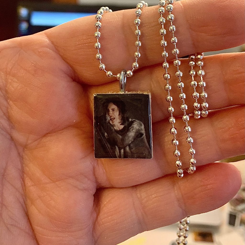 212 420 Trent Reznor Scrabble Necklace